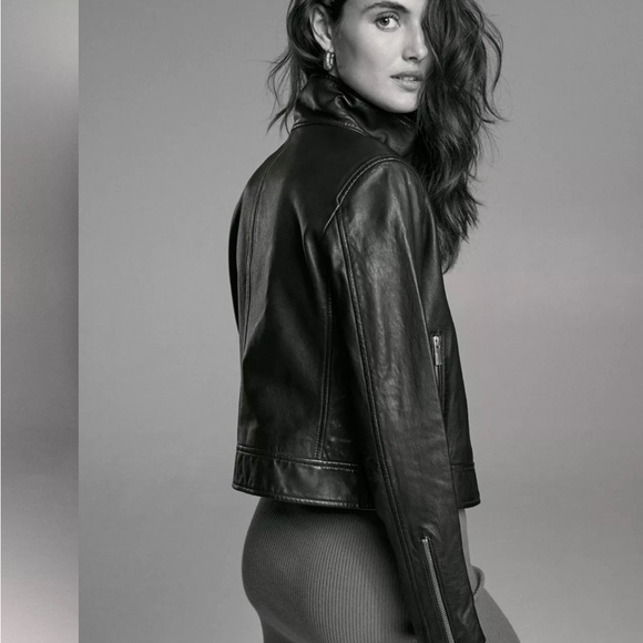 Babaton Leather Jagger jacket - Picture 4 of 15